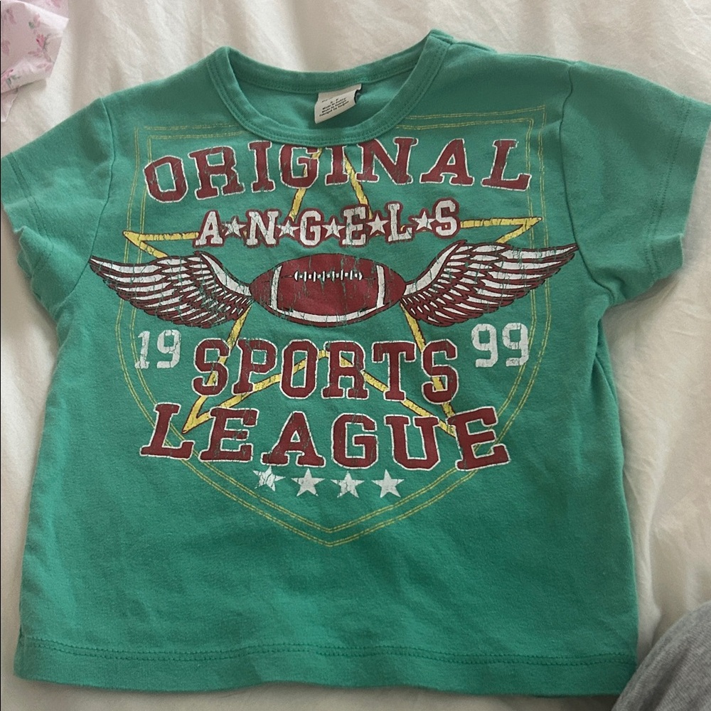 Green baby tee